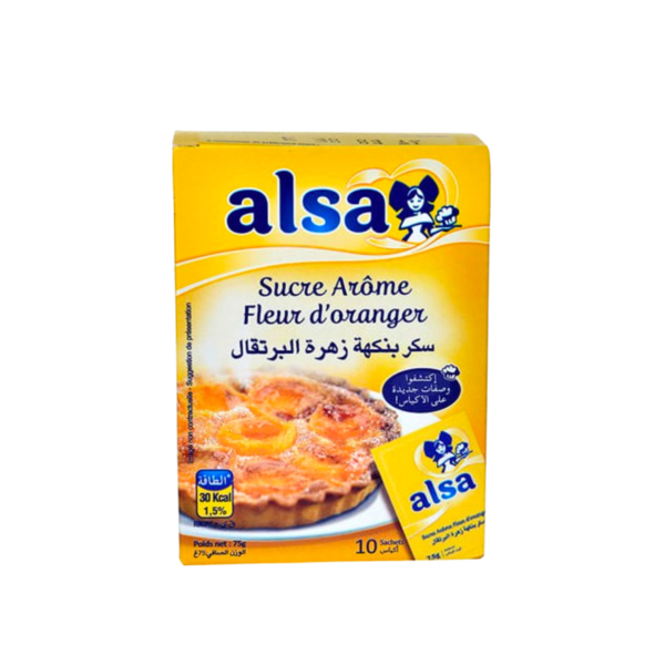 Alsa sucre arome fleur d'oranger
