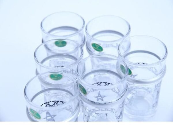 Verres à thé Traditionnels PM Beldi argenté - Image 3