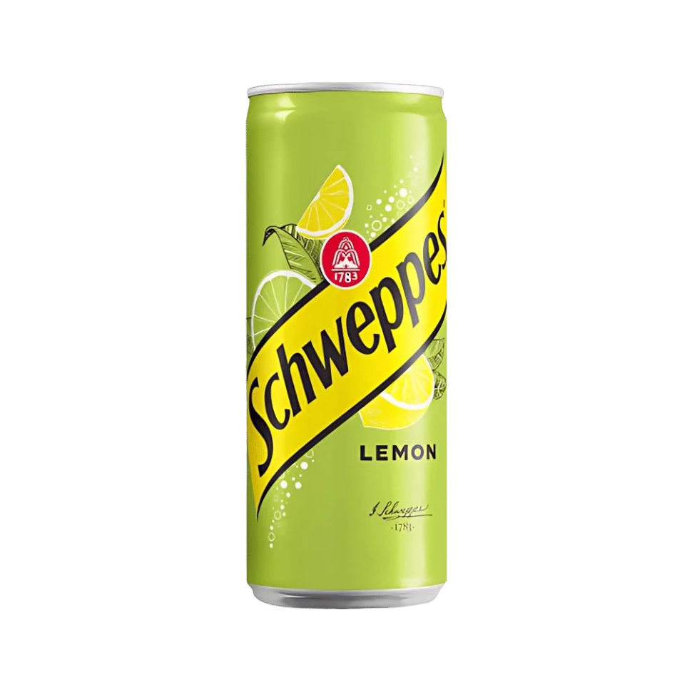 Schweppes-citron canette - schweppes citron - Image 1
