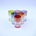 Verres à thé PM Beldi 6 piéces doré